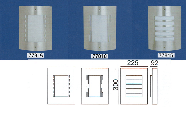 Уличные светильники 77810, 77815, 77816, 77818.