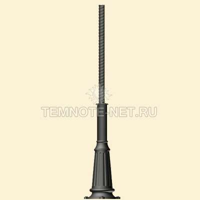 Декоративная опора освещения 1083 (высота до 3,5 метров)