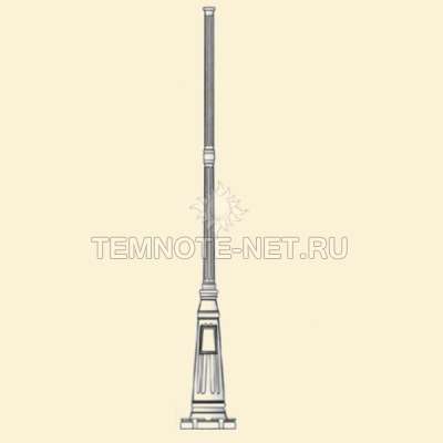 Алюминиевые опоры освещения М 300